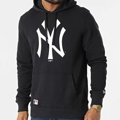 Vente flash 🛒 Sweat Capuche New York Yankees 11204004 Noir de New Era ⭐