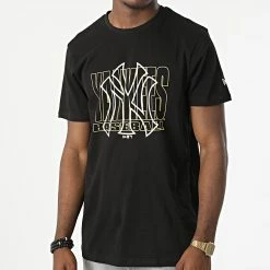 Tout neuf ⌛ Tee 👕 Shirt New York Yankees 13083944 Noir de New Era 🧨