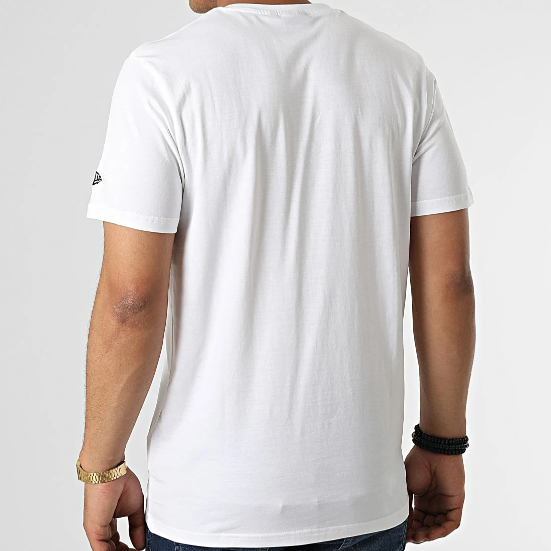 Sortie 🎉 Tee 👕 Shirt NBA Chain Stitch Logo Chicago Bulls 13083915 Blanc de New Era 🎁 4 Sortie 🎉 Tee 👕 Shirt NBA Chain Stitch Logo Chicago Bulls 13083915 Blanc de New Era 🎁 – Image 4