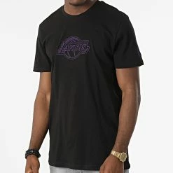 De gros 👍 Tee 👚 Shirt Los Angeles Lakers 13083914 Noir de New Era 🤩 -New Era Soldes 2022 new era 317973 13083914 20220510T151208 03