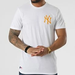 Remise 🌟 Tee 👚 Shirt New York Yankees 13083954 Blanc de New Era ❤️ -New Era Soldes 2022 new era 318268 13083954 20220512T090400 03