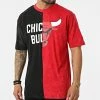 De gros ⭐ Tee 👕 Shirt Chicago Bulls 13083857 Rouge Noir de New Era 💯