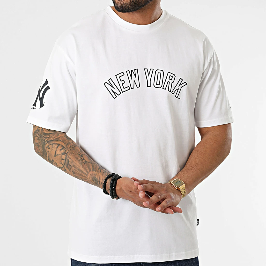 Budget 👏 Tee 👕 Shirt New York Yankees 13083844 Blanc de New Era ✔️ 3 Budget 👏 Tee 👕 Shirt New York Yankees 13083844 Blanc de New Era ✔️ – Image 3