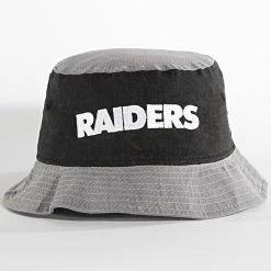 Acheter 💯 Bob Washed Pack Raiders Gris Noir de New Era ❤️