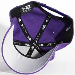 Nouveau 💯 Casquette 9Fifty Stretch Snap Tear Logo Los Angeles Lakers Violet de New Era 🤩 -New Era Soldes 2022 new era 329192 60222268 20220729T154432 04