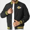 De gros 💯 Veste Bomber Team Logo Los Angeles Lakers 60284782 Noir de New Era ✨