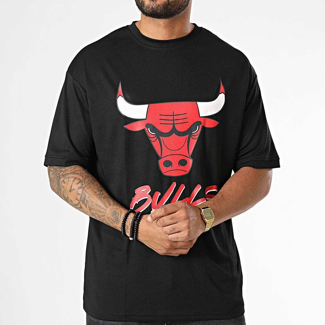 Promo 😉 Tee 👕 Shirt Chicago Bulls Script Mesh 60284738 Noir de New Era 😍 3 Promo 😉 Tee 👕 Shirt Chicago Bulls Script Mesh 60284738 Noir de New Era 😍 – Image 3
