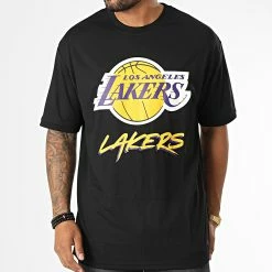 Coupon 🥰 Tee 👚 Shirt Los Angeles Lakers Script Mesh 60284737 Noir de New Era 😀 -New Era Soldes 2022 new era 329844 60284737 20220729T160046 03