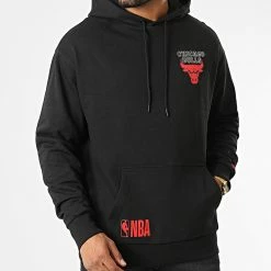 Meilleur prix 🎁 Sweat Capuche Oversize Large Half Logo Chicago Bulls 60284623 Noir de New Era 👍 -New Era Soldes 2022 new era 330818 60284623 20220803T155757 03