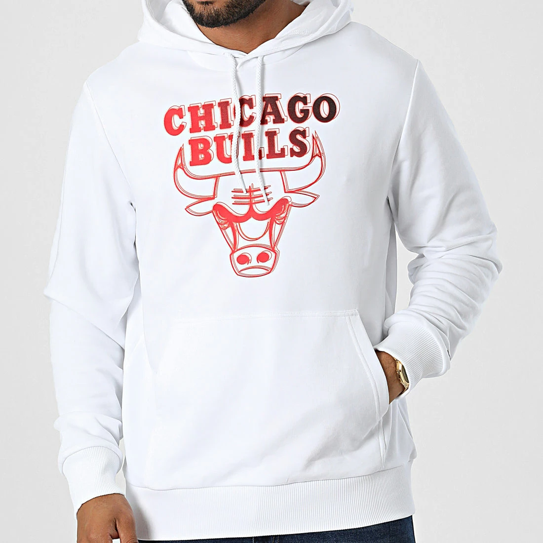 Offres ✨ Sweat Capuche Chicago Bulls 60284691 Blanc de New Era ⌛ 1 Offres ✨ Sweat Capuche Chicago Bulls 60284691 Blanc de New Era ⌛