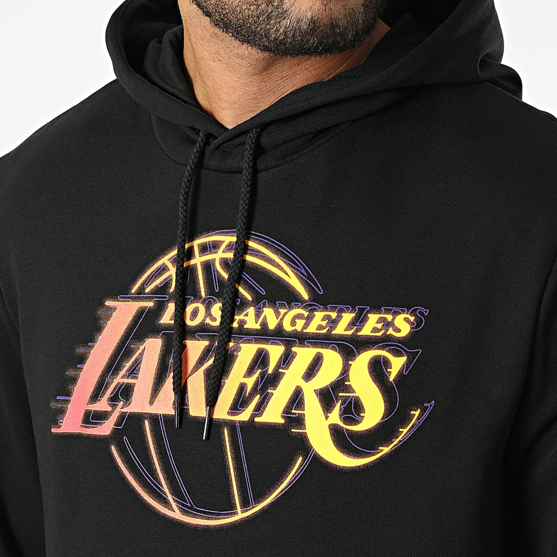 Remise ❤️ Sweat Capuche Los Angeles Lakers 60284693 Noir de New Era 🔔 2 Remise ❤️ Sweat Capuche Los Angeles Lakers 60284693 Noir de New Era 🔔 – Image 2