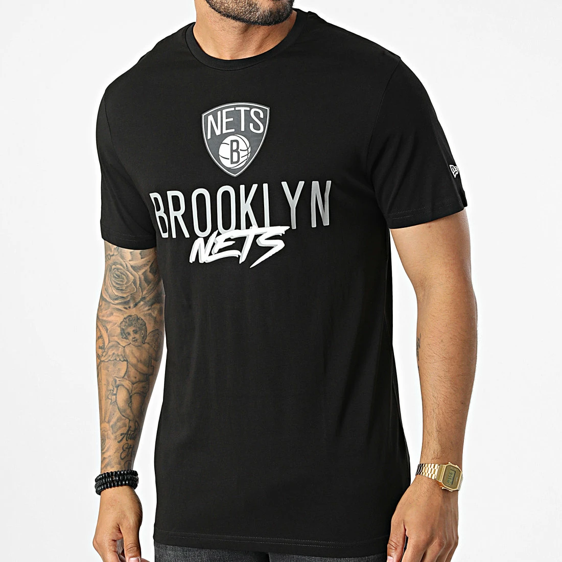 Nouveau 💯 Tee 👕 Shirt Brooklyn Nets 60284677 Noir de New Era 🎉 1 Nouveau 💯 Tee 👕 Shirt Brooklyn Nets 60284677 Noir de New Era 🎉