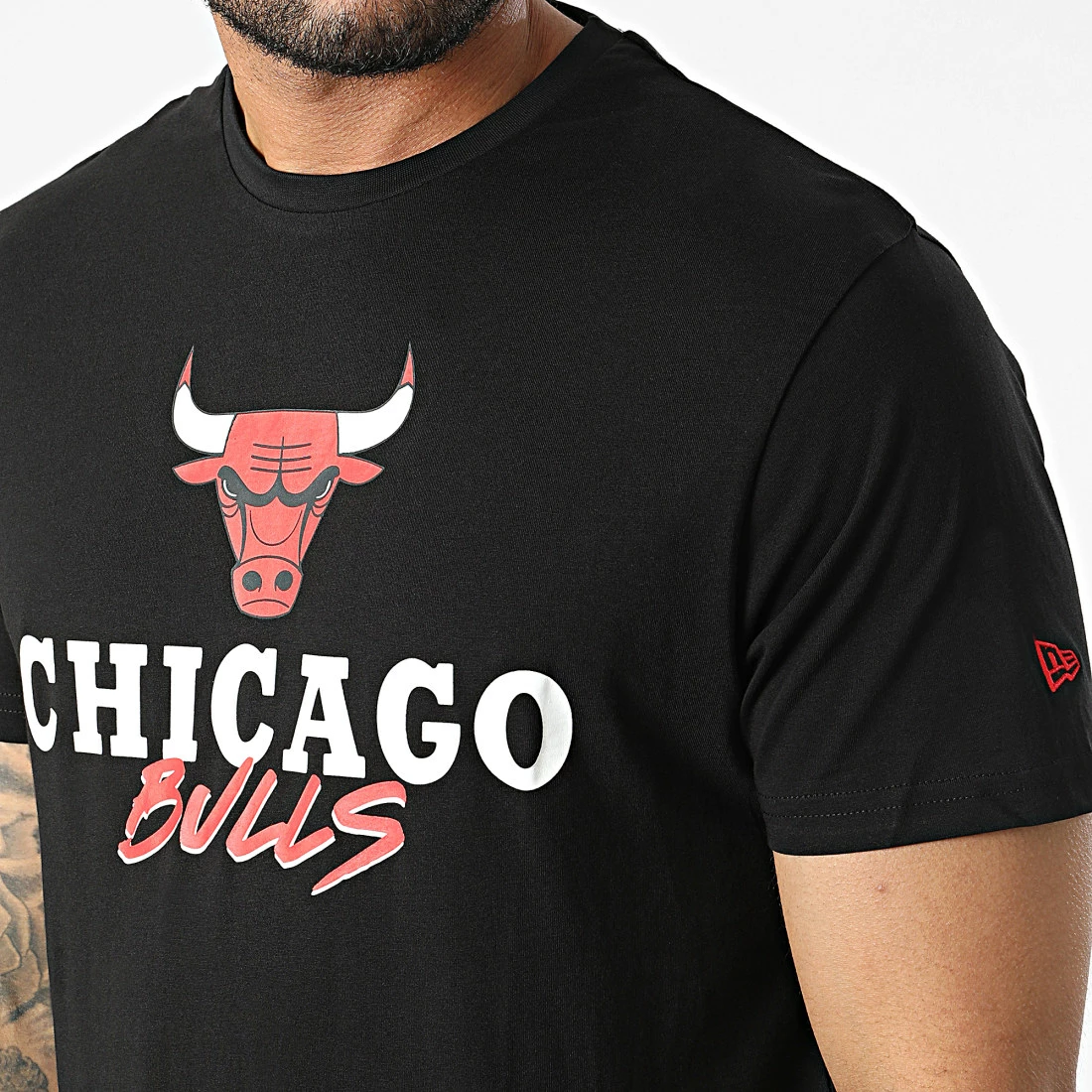 Top 10 ✨ Tee 👚 Shirt Chicago Bulls 60284674 Noir de New Era 🤩 2 Top 10 ✨ Tee 👚 Shirt Chicago Bulls 60284674 Noir de New Era 🤩 – Image 2