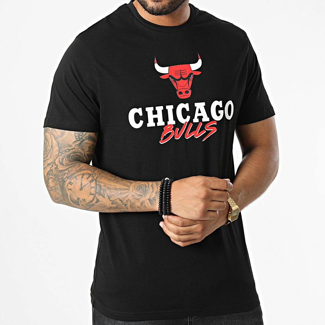 Top 10 ✨ Tee 👚 Shirt Chicago Bulls 60284674 Noir de New Era 🤩 3 Top 10 ✨ Tee 👚 Shirt Chicago Bulls 60284674 Noir de New Era 🤩 – Image 3