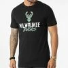 Meilleur prix ❤️ Tee 👚 Shirt Milwaukee 60284685 Noir de New Era ⌛