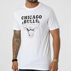 Les meilleures critiques de 🤩 Tee 👚 Shirt Chicago Bulls 60284696 Blanc de New Era 🛒