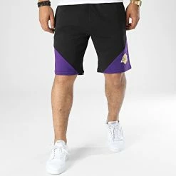 Meilleure vente 🎁 Short Jogging Los Angeles Lakers 60284721 Noir Violet de New Era 👍 -New Era Soldes 2022 new era 332505 60284721 20220822T162551 03