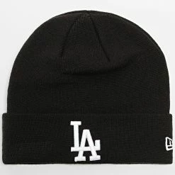 Top 10 👏 Bonnet Essential Cuff Los Angeles Dodgers Noir de New Era ❤️