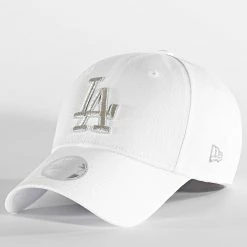 Acheter ✨ Casquette Femme 9Forty Metallic Logo Los Angeles Dodgers Blanc de New Era 🌟