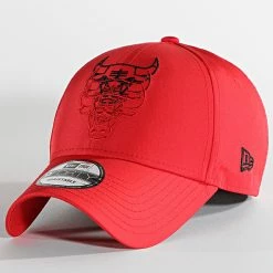 Meilleure vente 🛒 Casquette 9Forty Stack Logo Chicago Bulls Rouge de New Era ⌛