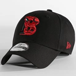Budget 🔥 Casquette 9Forty Team Logo Infill Chicago Bulls Noir de New Era 💯
