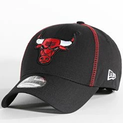 Nouveau 🎉 Casquette 9Forty Ripstop Chicago Bulls Noir de New Era 🔥