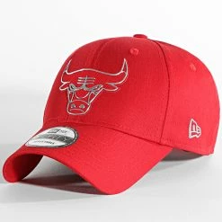Vente flash ✨ Casquette 9Forty Foil Logo Chicago Bulls Rouge de New Era 🥰