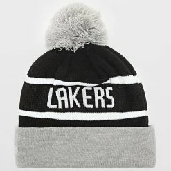 Meilleur prix 👍 Bonnet Pompon Los Angeles Lakers 60285001 Gris Chiné de New Era 🎉 -New Era Soldes 2022 new era 339981 60285001 20221004T155820 04