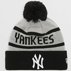 Coupon 🌟 Bonnet Enfant Jake Cuff New York Yankees Noir Gris Chiné de New Era ✔️