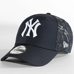 De gros ⌛ Casquette 9Forty Half Monogram New York Yankees Bleu Marine de New Era 🎉