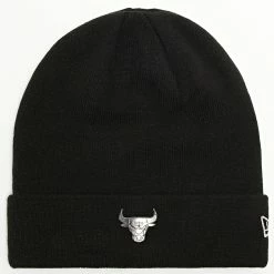 Meilleure vente 💯 Bonnet Metallic Badge Chicago Bulls Noir de New Era ✨