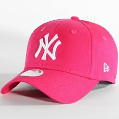 Remise 👏 Casquette Femme 9Forty League Essential New York Yankees Rose de New Era 🛒