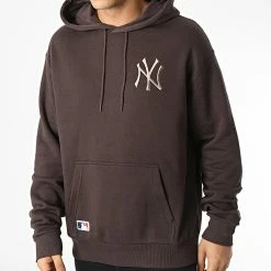 Tout neuf 🤩 Sweat Capuche Large Embroidered Logo New York Yankees Marron de New Era 👍 -New Era Soldes 2022 new era 341452 60297772 20221024T154341 03