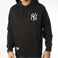 Nouveau 😉 Sweat Capuche Essentials New York Yankees Noir de New Era 🔔 -New Era Soldes 2022 new era 341668 60292259 20221024T154105 03