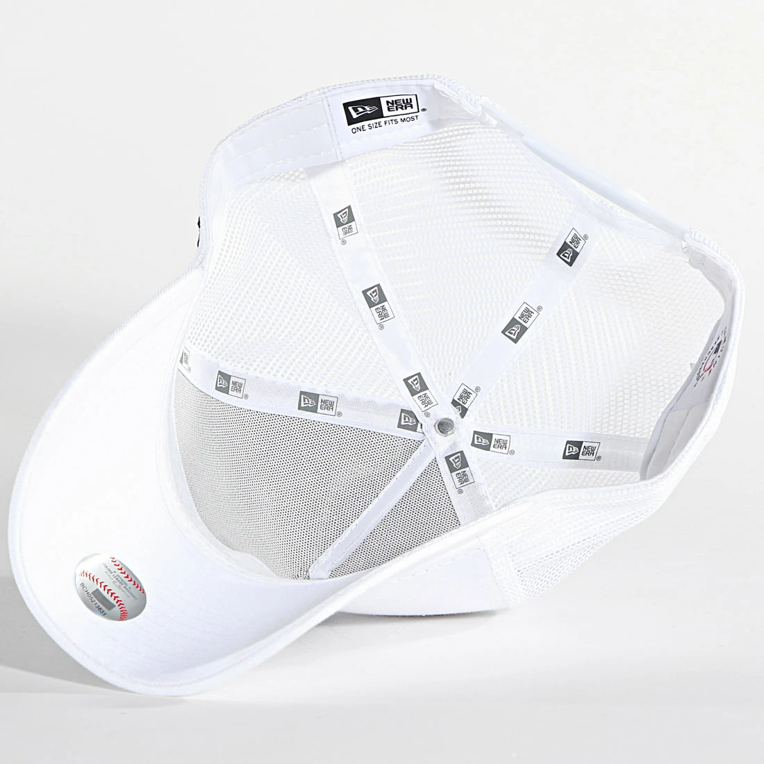 Sortie 🧨 Casquette Trucker Essential New York Yankees Blanc de New Era ✔️ 4 Sortie 🧨 Casquette Trucker Essential New York Yankees Blanc de New Era ✔️ – Image 4