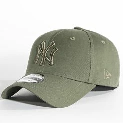 Vente flash ❤️ Casquette 9Forty League Essential New York Yankees Vert Kaki de New Era 👍