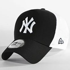 Meilleure vente 🌟 Casquette Trucker Essential New York Yankees Noir Blanc de New Era 😉