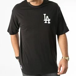 Meilleure vente 🥰 Tee 👕 Shirt Large Essentials Los Angeles Dodgers Noir de New Era 🔥 -New Era Soldes 2022 new era 343055 60292264 20221024T153148 03