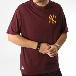 Tout neuf 🧨 Tee 👚 Shirt Large Essentials New York Yankees Bordeaux de New Era ⌛ -New Era Soldes 2022 new era 343056 60292267 20221024T154139 03