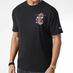 Remise ❤️ Tee 👚 Shirt Graphic Chicago Bulls Noir de New Era 🤩 -New Era Soldes 2022 new era 343065 60292293 20221025T161601 04