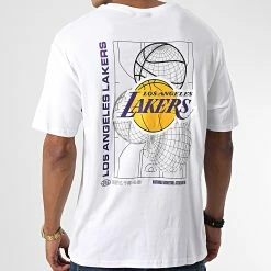 Les meilleures critiques de ⌛ Tee 👕 Shirt Graphic Los Angeles Lakers Blanc de New Era 👏