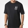 Sortie 🧨 Tee 👚 Shirt Metallic New York Yankees Noir Argenté de New Era 😀