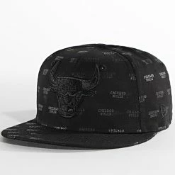 Meilleure affaire 🎉 Casquette Snapback 9Fifty Monogram Chicago Bulls Noir de New Era ✔️