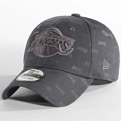 Acheter 🎉 Casquette 9Forty Monogram Los Angeles Lakers Gris de New Era 🛒