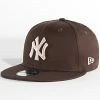 Coupon 👍 Casquette Snapback 9Fifty League Essentials New York Yankees Marron de New Era ⌛