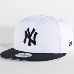 Promo ❤️ Casquette Snapback 9Fifty White Crown New York Yankees Blanc de New Era 🛒