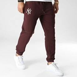 Grosses soldes 🥰 Pantalon Jogging Team Logo New York Yankees Bordeaux de New Era 🥰
