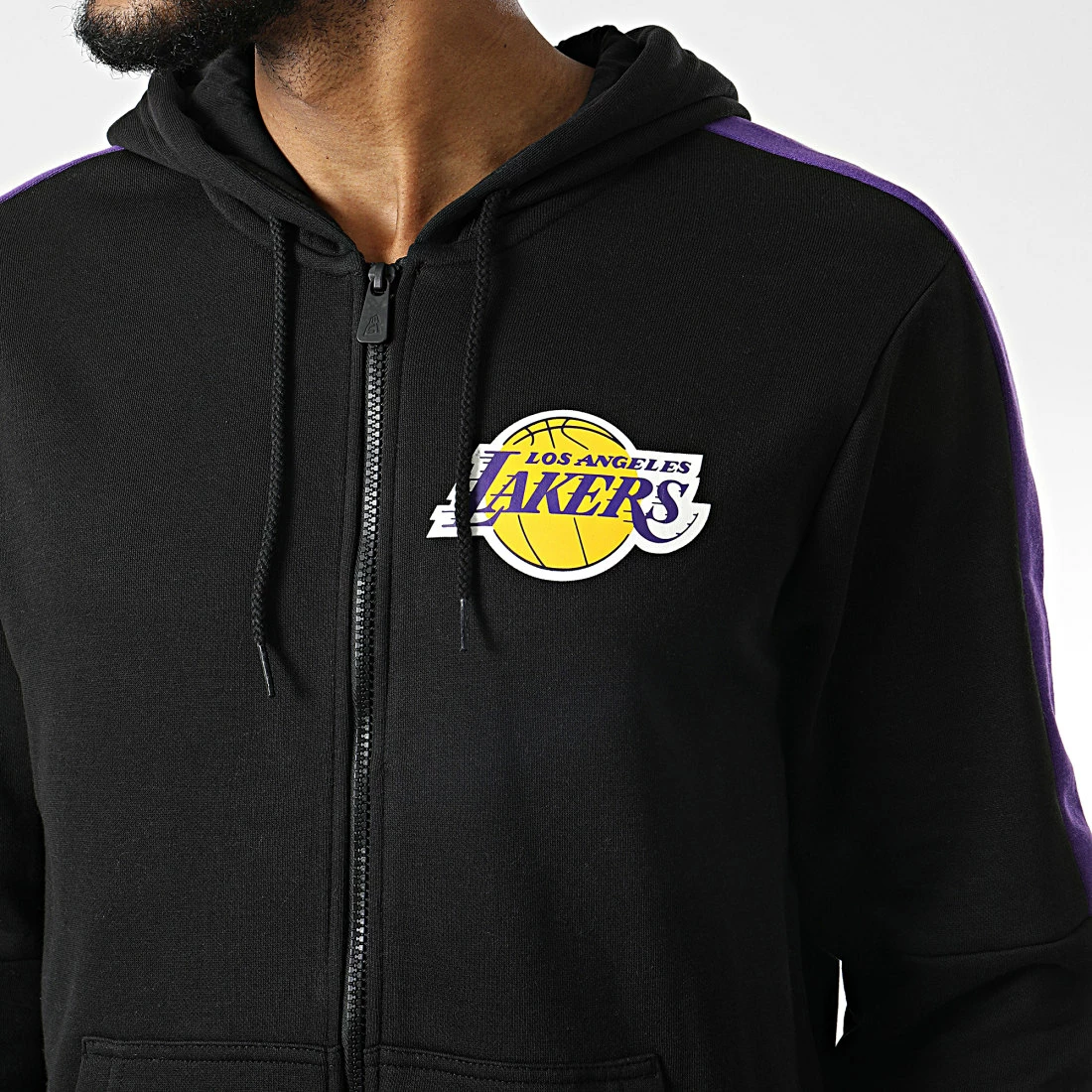 Meilleur prix 👍 Sweat Capuche Panel Los Angeles Lakers Noir de New Era 😍 2 Meilleur prix 👍 Sweat Capuche Panel Los Angeles Lakers Noir de New Era 😍 – Image 2