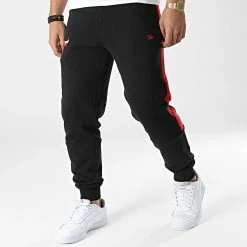 Sortie 🤩 Pantalon Jogging Panel Chicago Bulls Noir de New Era 👍
