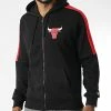 Budget 🤩 Sweat Capuche Panel Chicago Bulls Noir de New Era ⌛